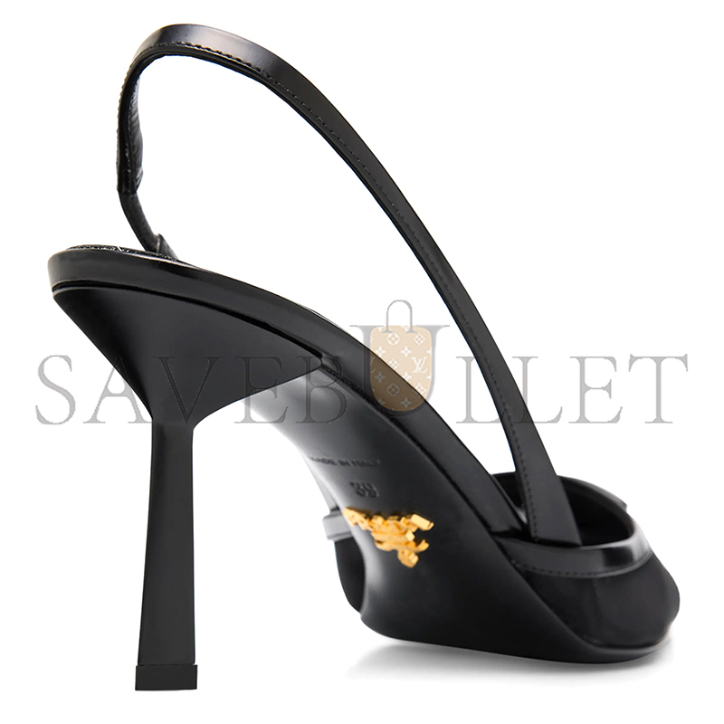 Pra*a rete nylon mesh slingback pumps 1i891n